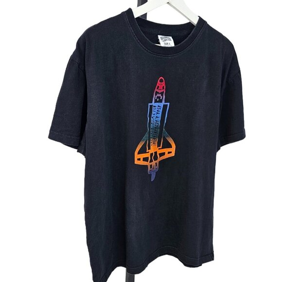 Billionaire Boys Club Flock  Shuttle Short Sleeve T-Shirt Black Size Large - Picture 8 of 8